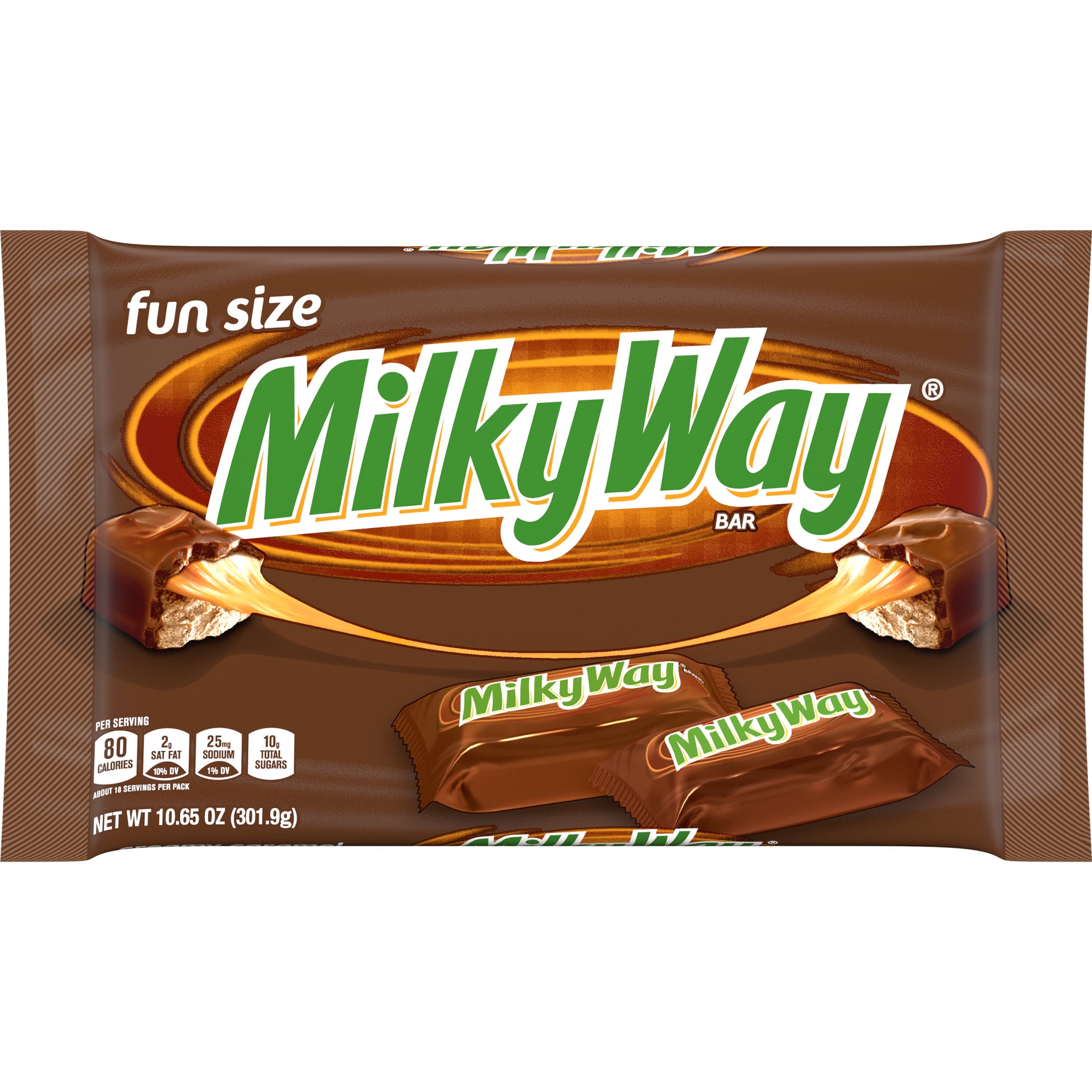 Milky Way Fun Size Milk Chocolate Candy Bars - 10.65 oz Bag