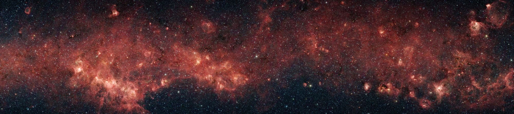 Milky Way Galaxy Canvas Art - Stocktrek Images (58 x 13)