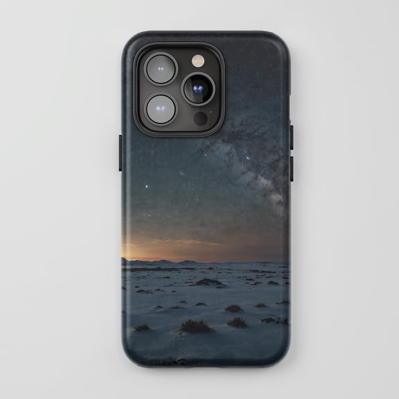Milky Way Landscape for All iPhone Series Tough Phone Case