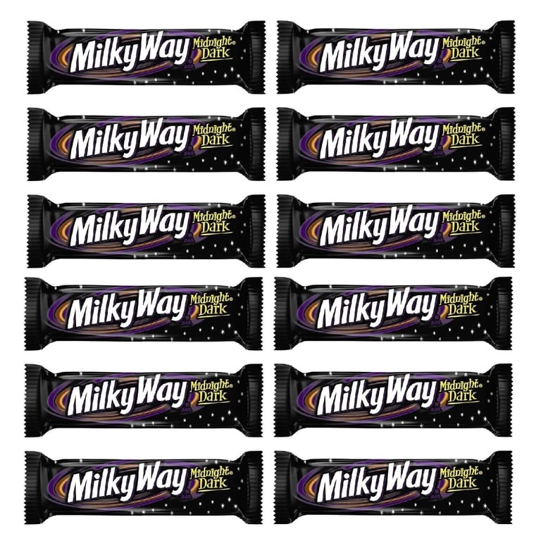 Milky Way Dark Chocolate Bar Pack of 12, 1.76 oz, Individually