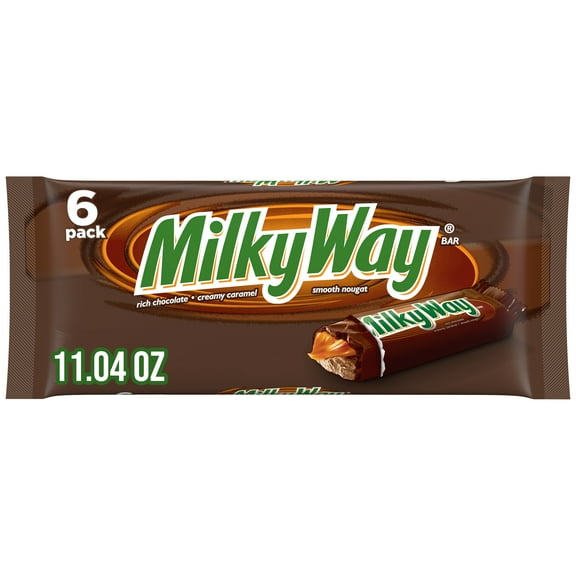 Milky Way Milk Chocolate Candy Bars Bulk Pack - 1.84 oz, (Pack of 6)
