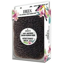 Milky Way Natural Virgin Human Hair Braids Ibiza Afro Kinky Bulk 16" (NATURAL)