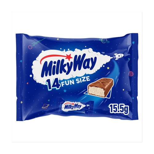 Milky Way Nougat & Milk Chocolate Funsize Snack Bars Multipack 227g, British Import (Pack of 3)