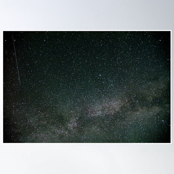 Milky Way Views From Mt Rainier Poster Wall Art, Modern Wall Decor, 8x12 UNFRAMED