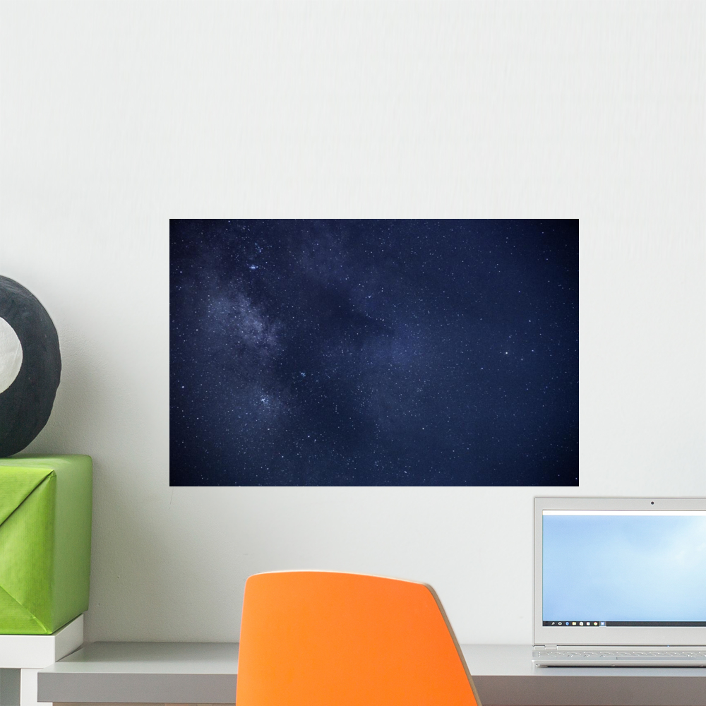 Milky Way Wall Mural by Wallmonkeys Peel and Stick Graphic (18 in W x ...