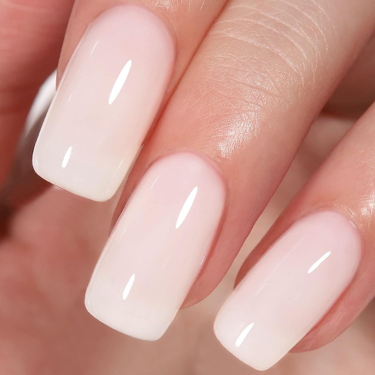 Milky White Gel Nail Polish Nude Gel Polish Natural Color Translucent