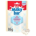 thumbnail image 1 of Milkybar Buttons Crispy Cookie White Chocolate Sharing Bag 86g, British Import (Pack of 3), 1 of 4