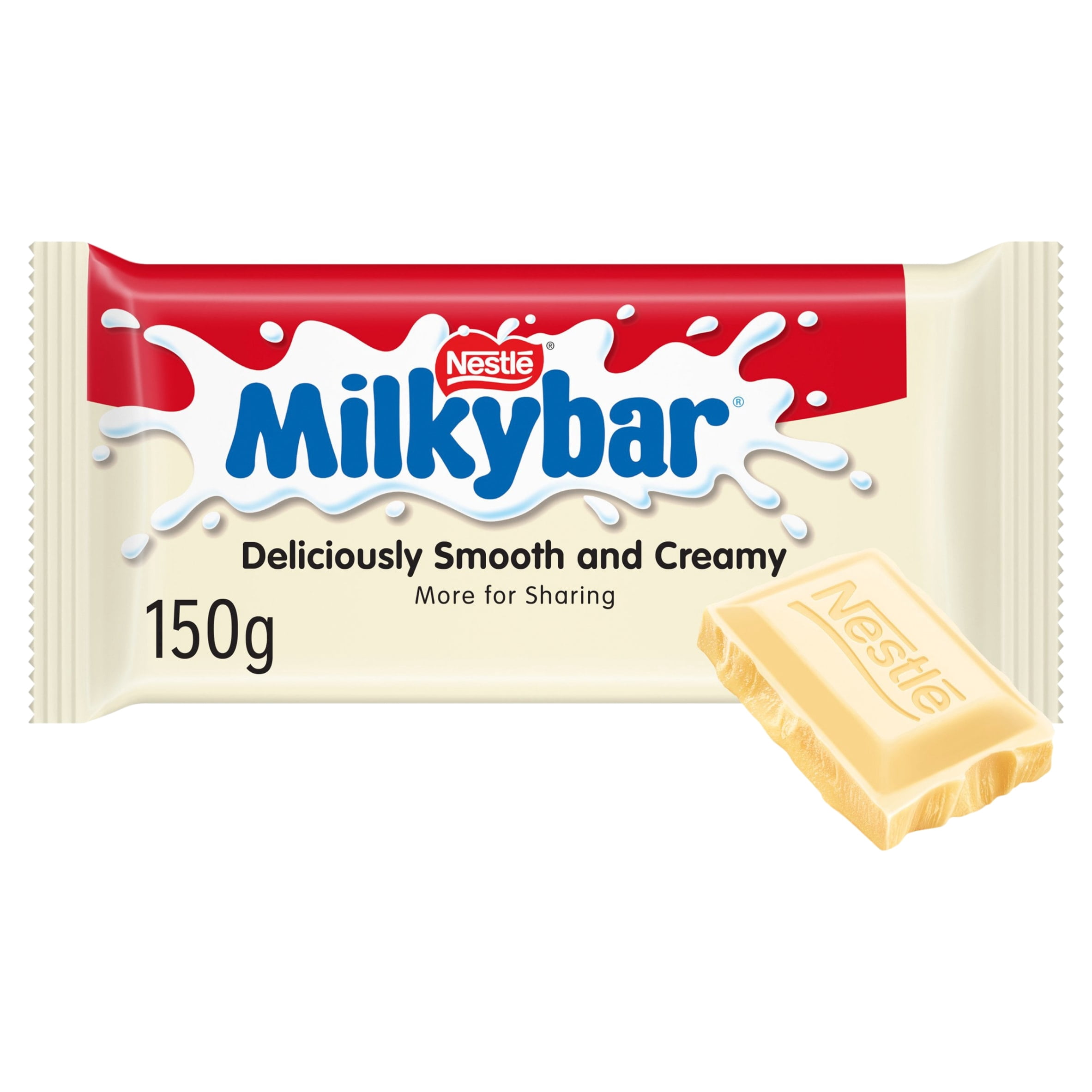 Milkybar White Chocolate Block 150g, Imported from Britain