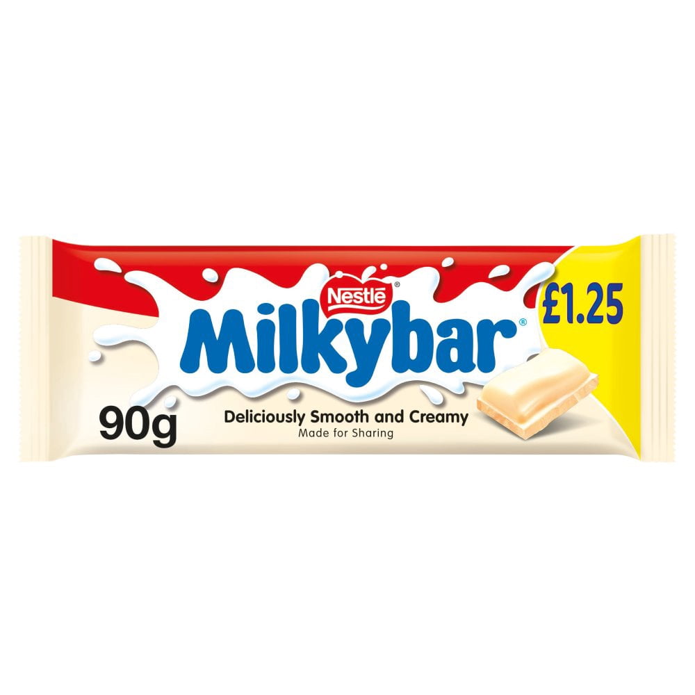Milkybar White Chocolate Sharing Bar 90g (pack of 14)