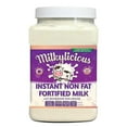 thumbnail image 1 of Milkylicious Instant Fortified Non-Fat Dry Milk Powder – 1 lbs (16 oz) Jar - Made in USA for Fuss-Free Nutrition Intake | Enriched with Vitamin D, Calcium & Protein | Dietary supplement for all ages, 1 of 3