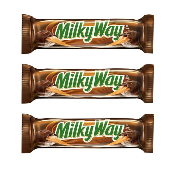 Milkyway Candy Milk Chocolate Bars for Snack Time, Full Size, 1.84 Oz Per Pack, 3 Pack