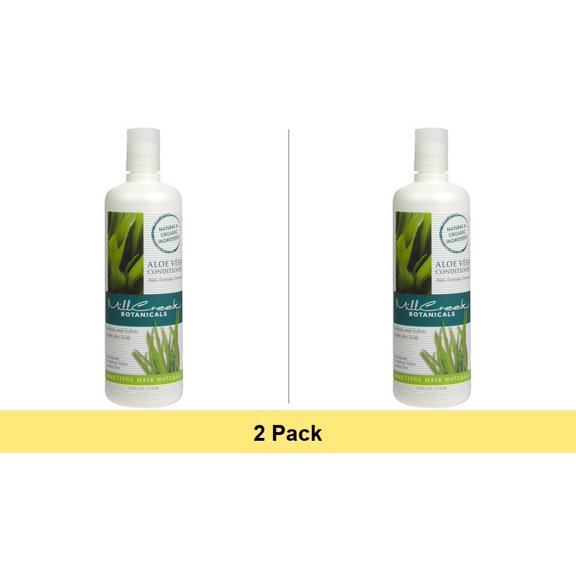 Mill Creek Botanicals Aloe Vera Hair Conditioner Mild - 16 oz - 2 Pack