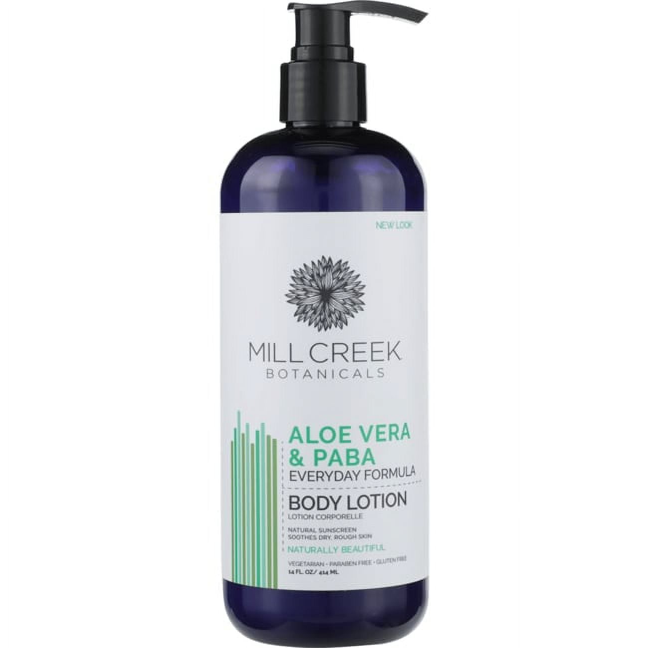 Mill Creek Botanicals Aloe Vera & Paba Moisturizing Lotion 1 Each
