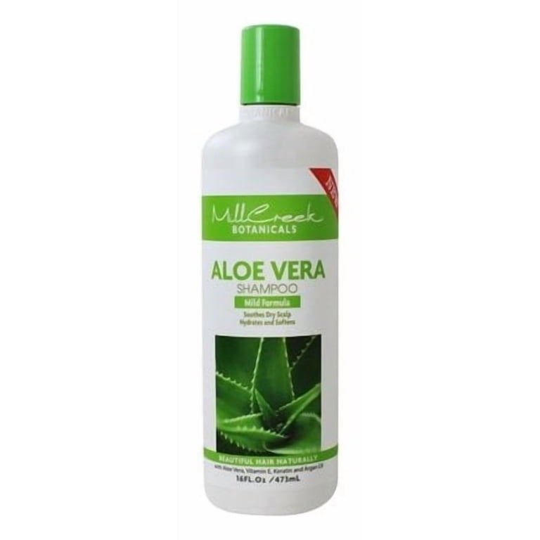 Mill Creek Botanicals, Aloe Vera Shampoo, Mild Formula, 14 fl oz(414 ml)  (Pack of 2)