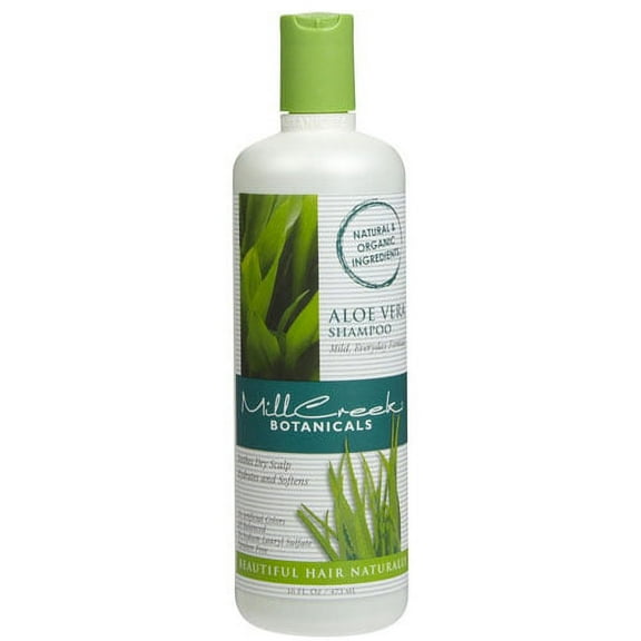 Mill Creek Botanicals Aloe Vera Shampoo Mild Formula, 14 oz, 6 Pack