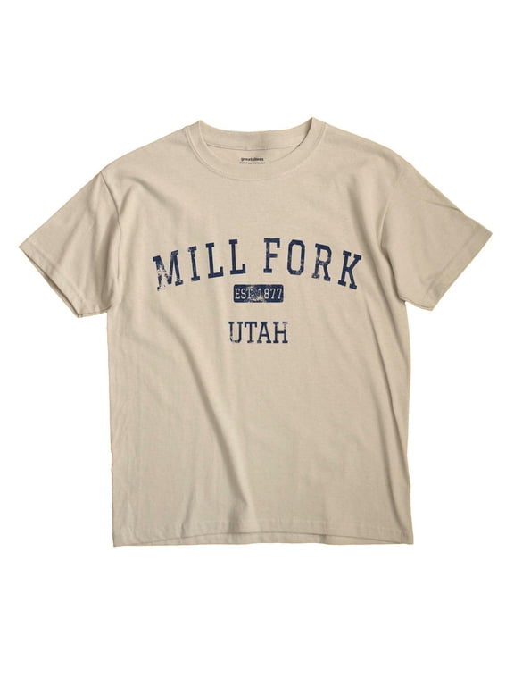 Mill Fork Utah EST Graphic T-Shirt