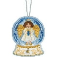 thumbnail image 1 of Mill Hill Counted Cross Stitch Ornament Kit 3.25"X2.5"-Angel Snow Globe (14 Count), 1 of 1