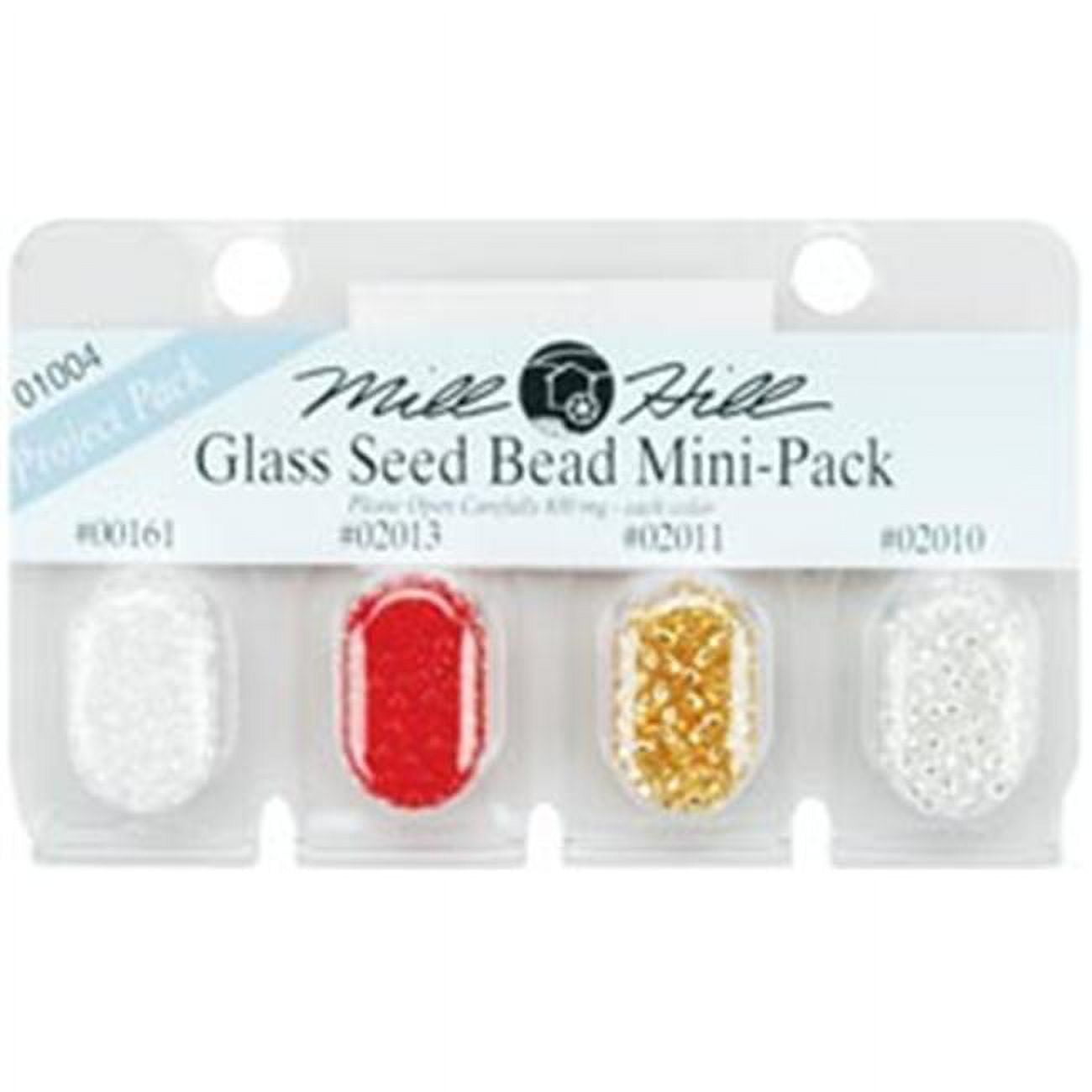 Mill Hill Glass Seed Beads Mini Packs 2.5mm 830mg 4/Pkg00161, 02013