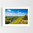 thumbnail image 1 of Mill River from East Rock No. 2 - New Haven Connecticut Photography White Framed Wall Art Print 12 x 18 inches, 1 of 3