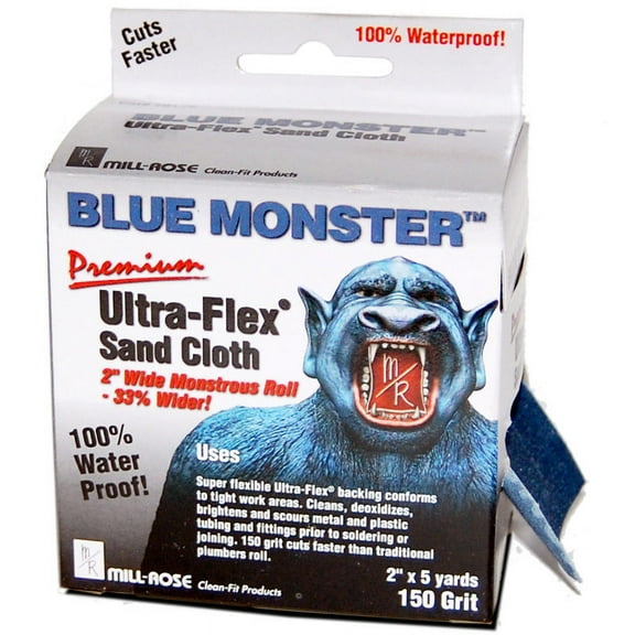 Mill Rose 70172 Blue Monster Ultra-Flex Sanding Cloth, 150 Grit