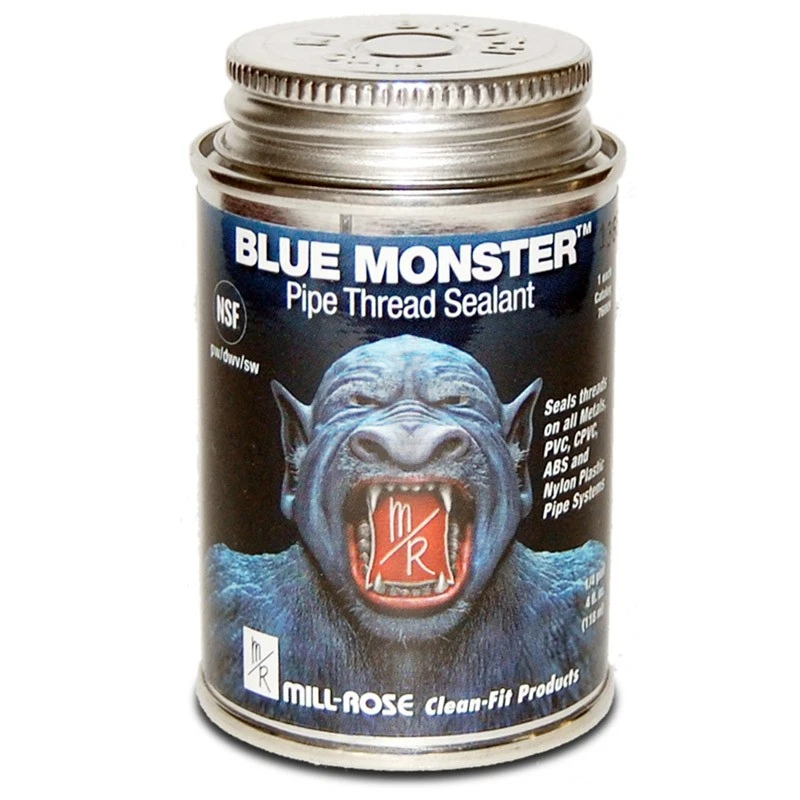 Mill Rose 76009 Blue Monster Heavy-Duty Pipe Thread Sealant 4 Fl.Oz.