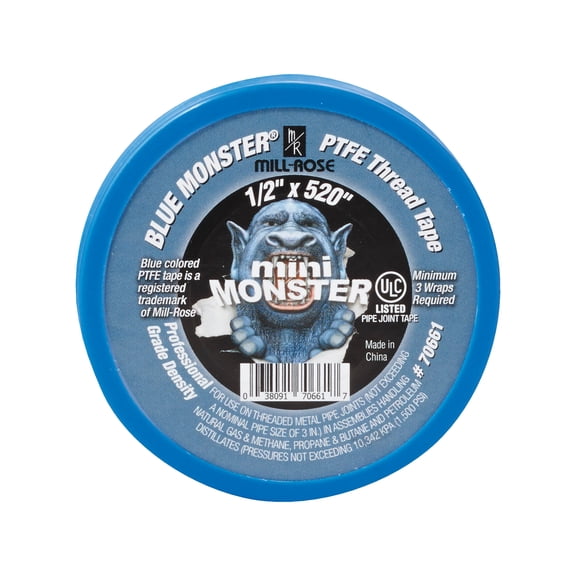 Mill-Rose BLUE MONSTER Thread Seal Tape - Pack of 5