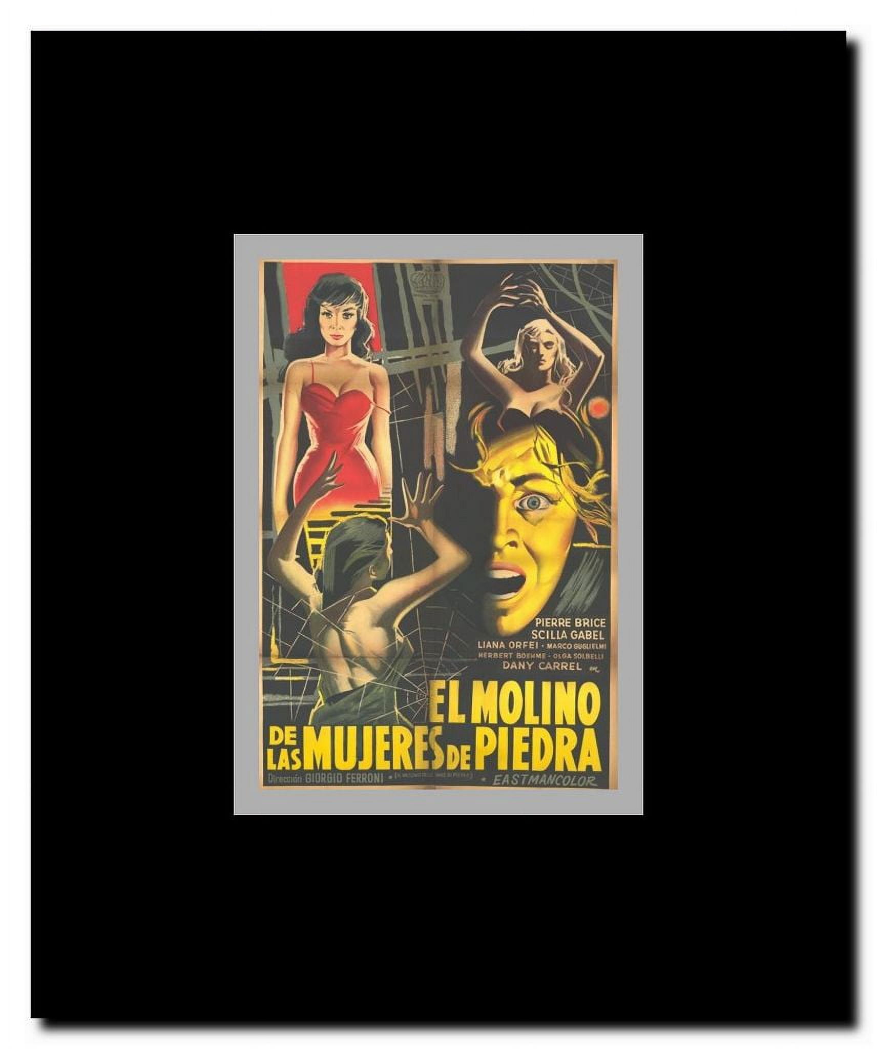 Mill of the Stone Women Framed Movie Poster