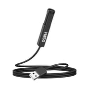 MillSO USB PC Microphone Plug & Play Omnidirectional External USB Computer Lavalier Microphone for Computer, Recording, Gaming, Meeting, 4.9ft