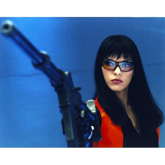 Milla Jovovich Holding a Gun Photo Print (8 x 10)