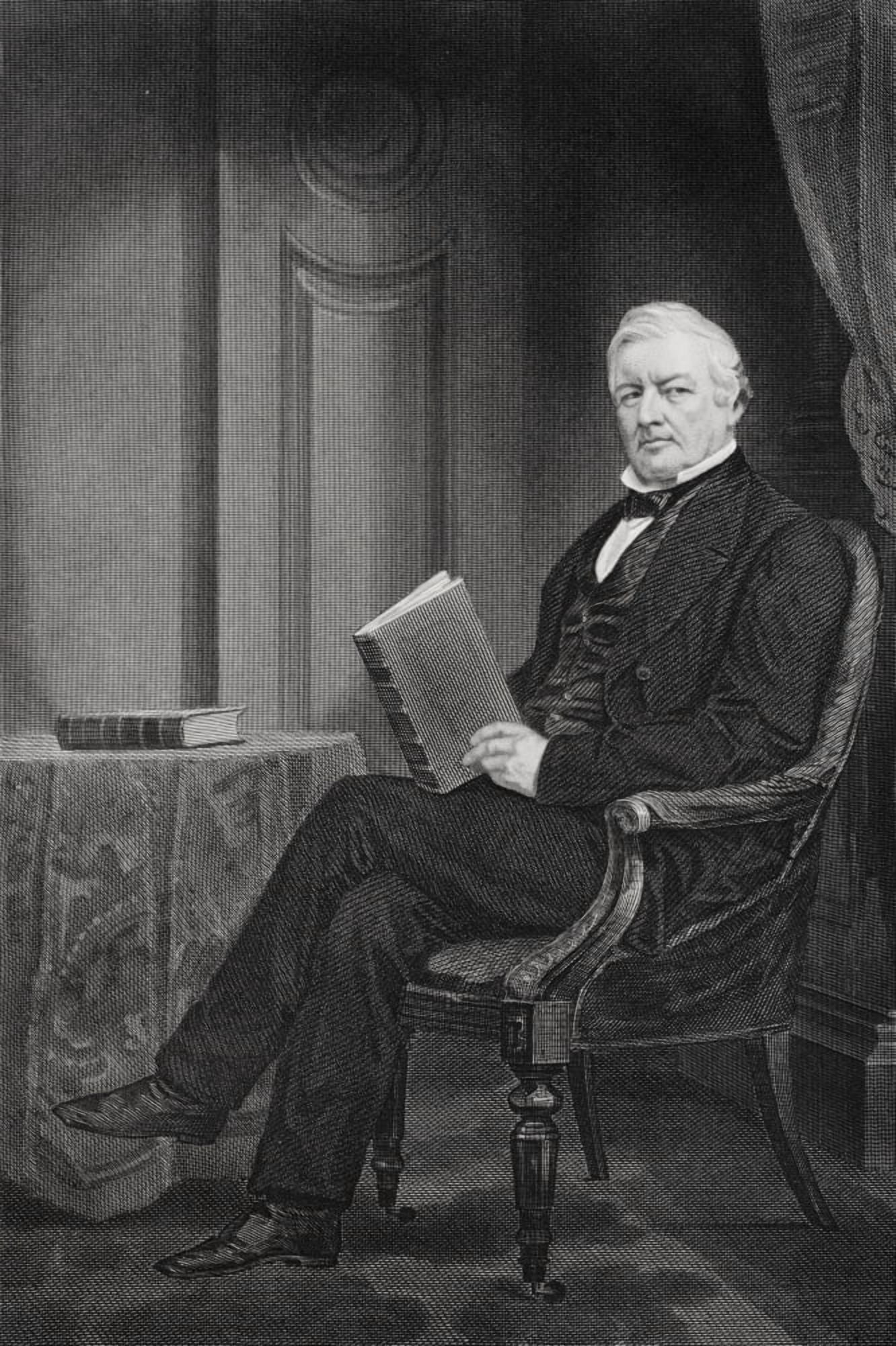 Millard Fillmore 1800 To 1874 13Th President Of The United States 185053 From Painting By Alonzo Chappel Canvas Art - Ken Welsh Design Pics (11 x 17)