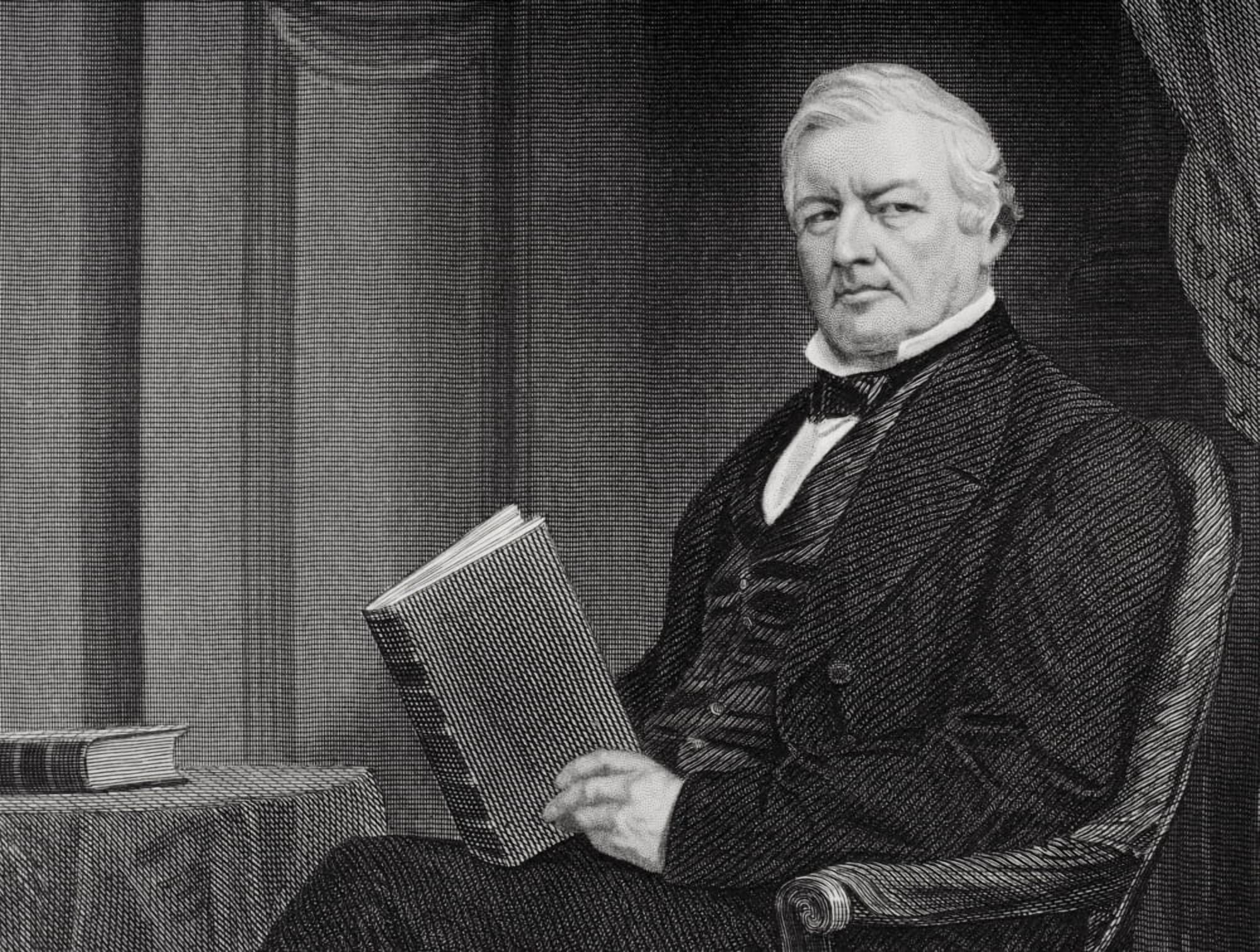 Millard Fillmore 1800 To 1874 13Th President Of The United States 185053 From Painting By Alonzo Chappel Canvas Art - Ken Welsh Design Pics (32 x 24)