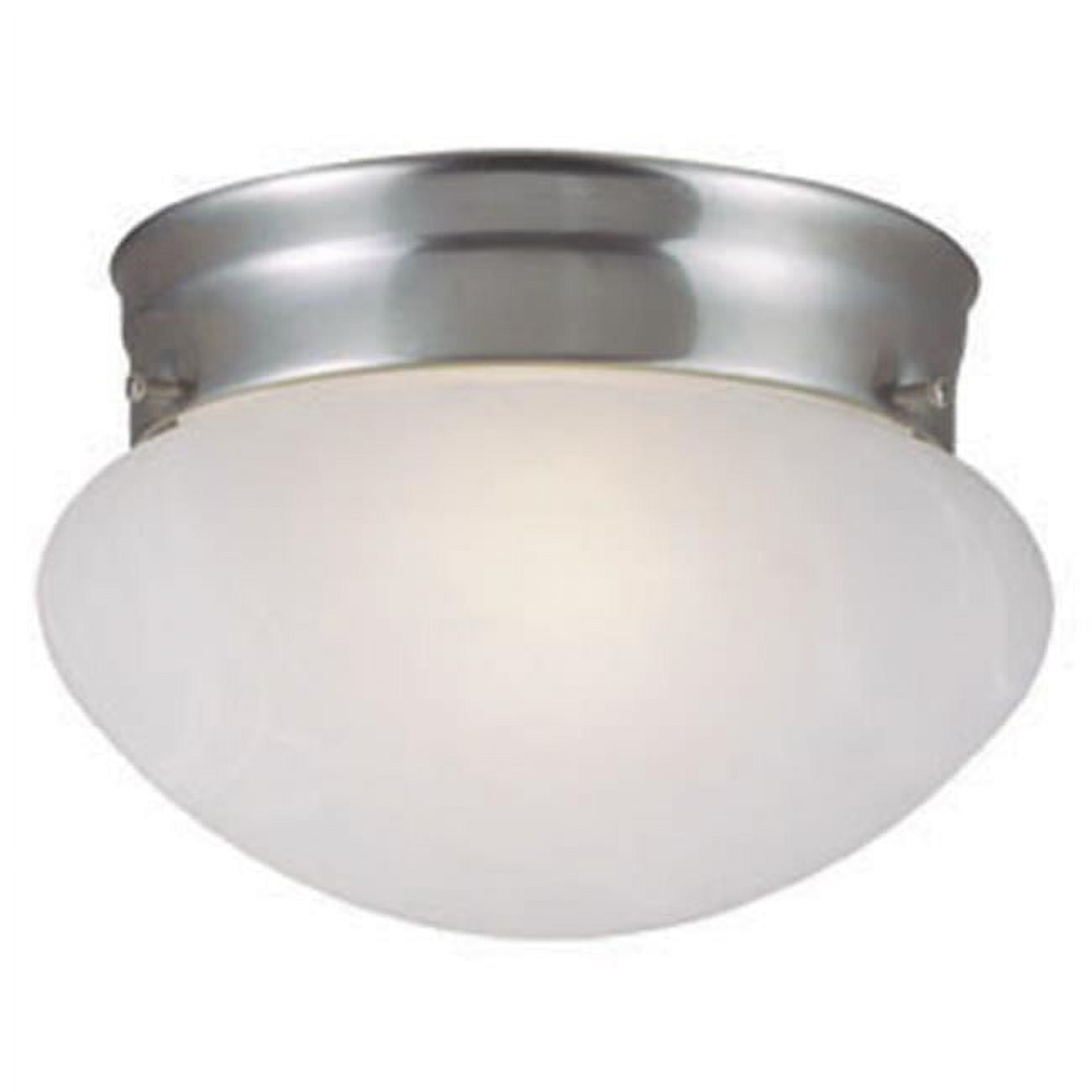 Millbridge 2-Light Ceiling Mount, Satin Nickel Finish