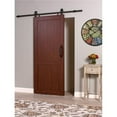 Millbrooke 36"w x 84"h PVC HStyle Barn Door Kit Cherry