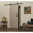 thumbnail image 1 of Spectrum Millbrooke PVC Barn Door H-Style Size 36"wide x 84"high - Kit *Requires Assembly* Driftwood Color, 1 of 2
