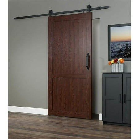 Spectrum Millbrooke PVC Barn Door H-Style Size 42"wide x 84"high - Kit *Requires Assembly* Cherry Color