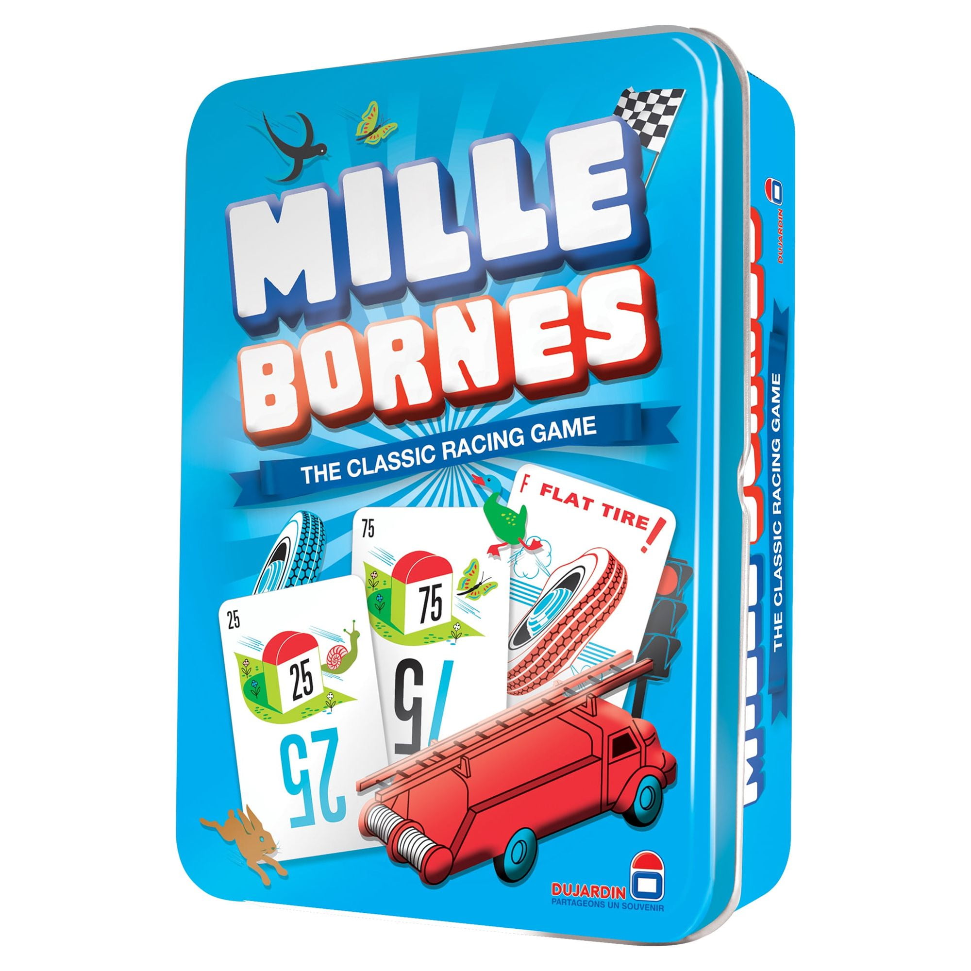 Mille Bornes Classic Racing Card Game Tin Box Asmodee MIB01 French