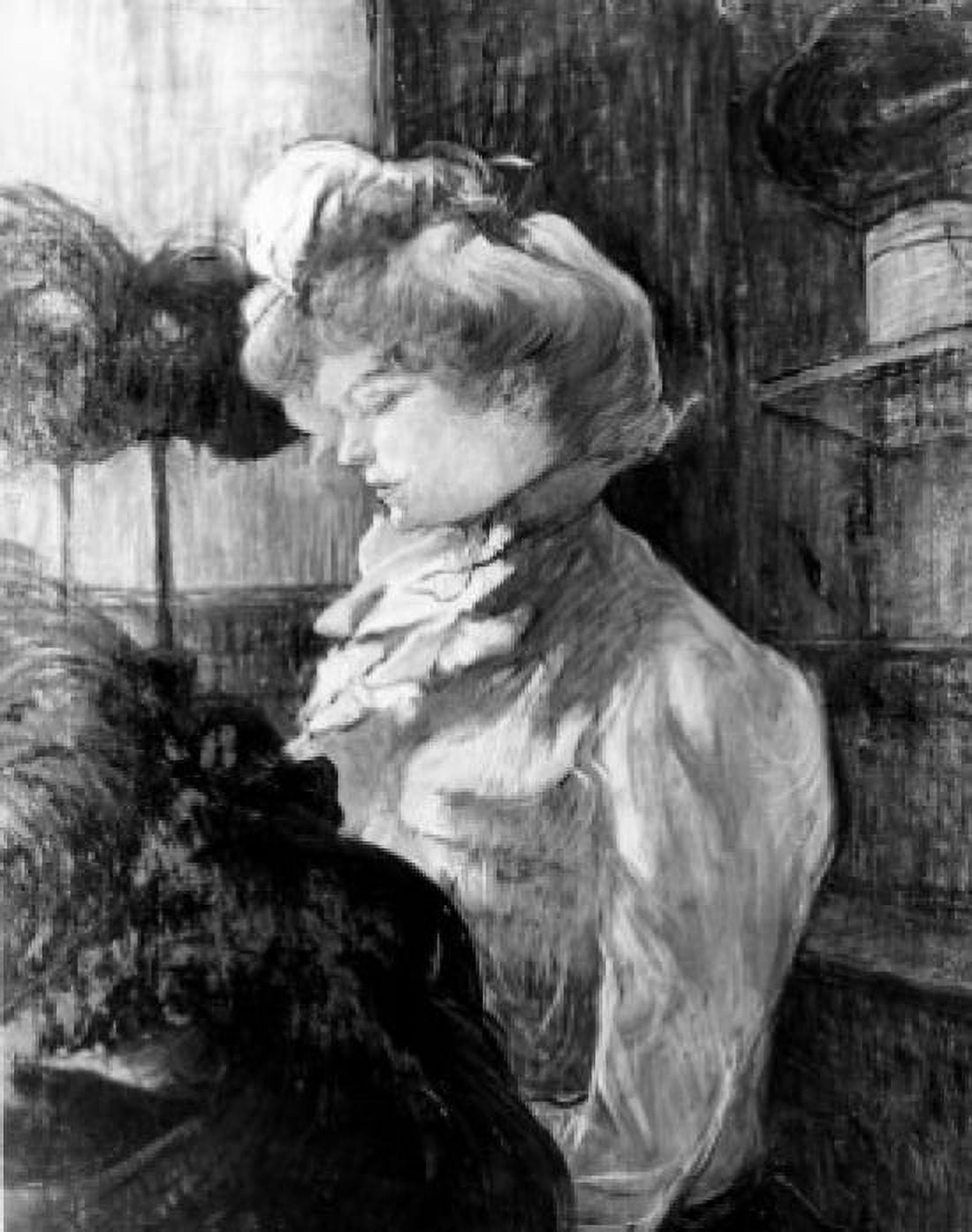 Mille Marguin by Henri de Toulouse-Lautrec 1900 1864-1901 Canvas Art - Henri de Toulouse-Lautrec (24 x 36)