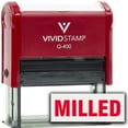 thumbnail image 1 of Milled Self-Inking Office Rubber Stamp (Red Ink) - Q-400, 1 of 1