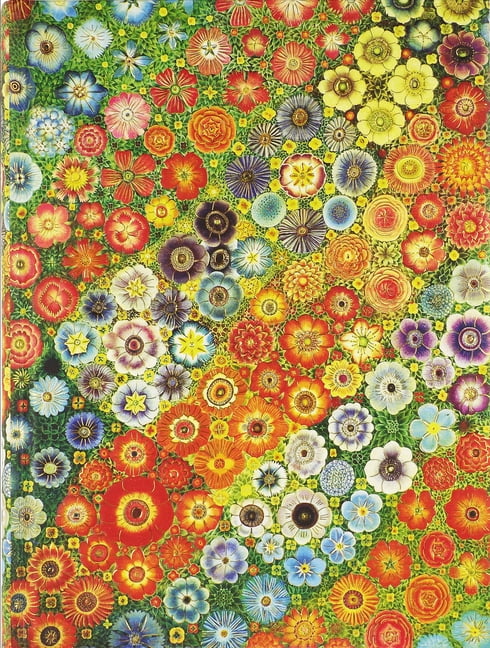 Colorful Millefiori Hardcover Journal with Gold Foil
