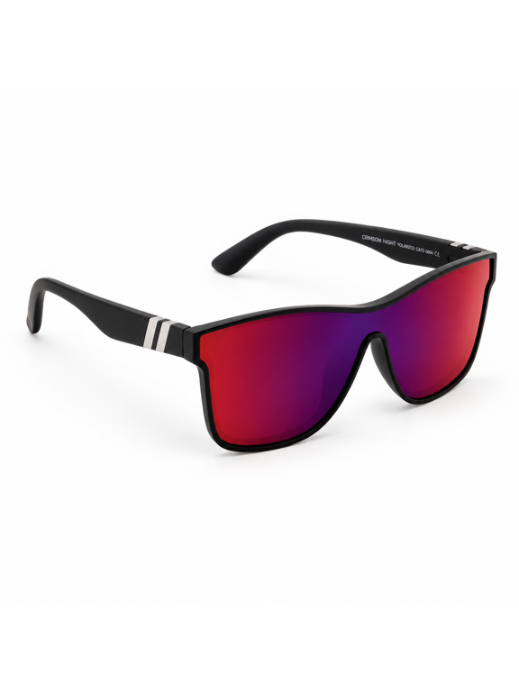 Millenia X2 Polarized Sunglasses with Crimson Night Mirrored Lens for Men & Women