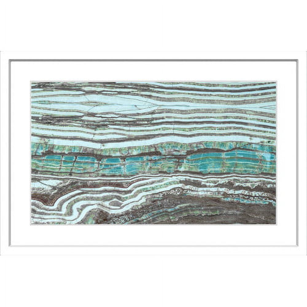 "Millenium Layers" Framed Painting Print