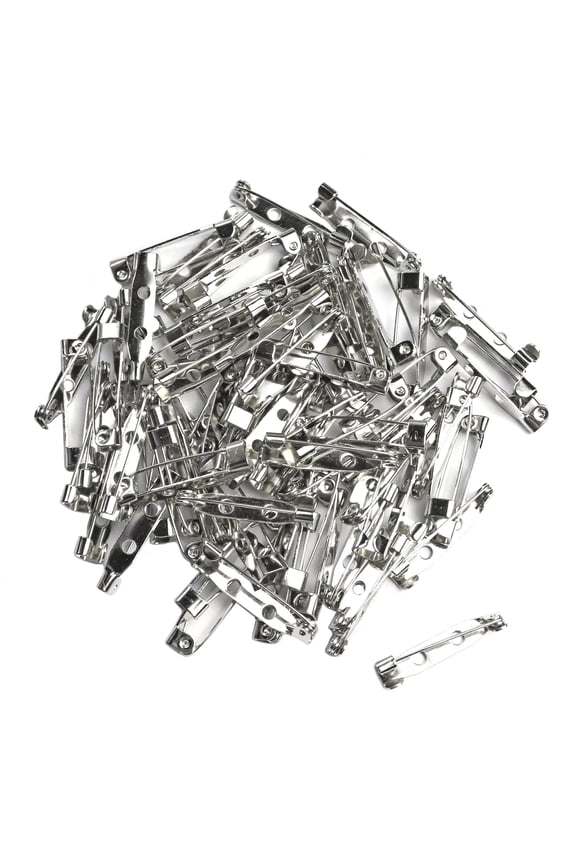Bar Pin Brooch Clasps, Iron