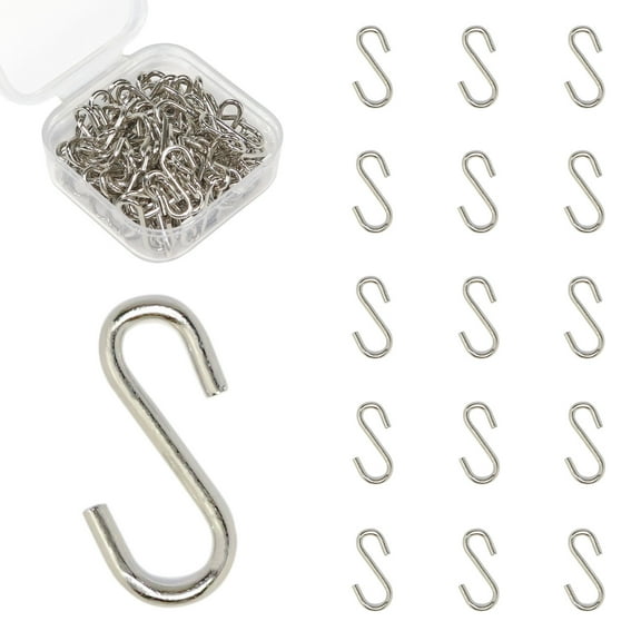 Millennial Essentials Mini S Hooks, 100 Pcs