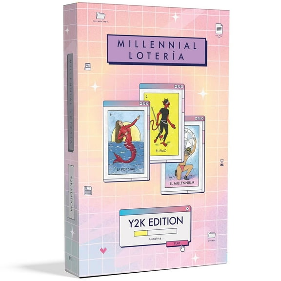 Millennial Loteria: Y2K Edition - Parody Mexican Bingo Party Game, Matching Card Game, Nostalgia & Iconic Humor, Family & Adults 13+, 2-10 Players