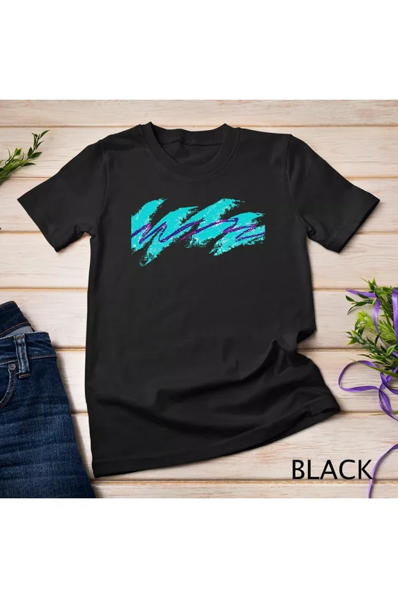 Millennials Geometric 90s Retro Nostalgia Pattern Unisex T-Shirt, S-5XL