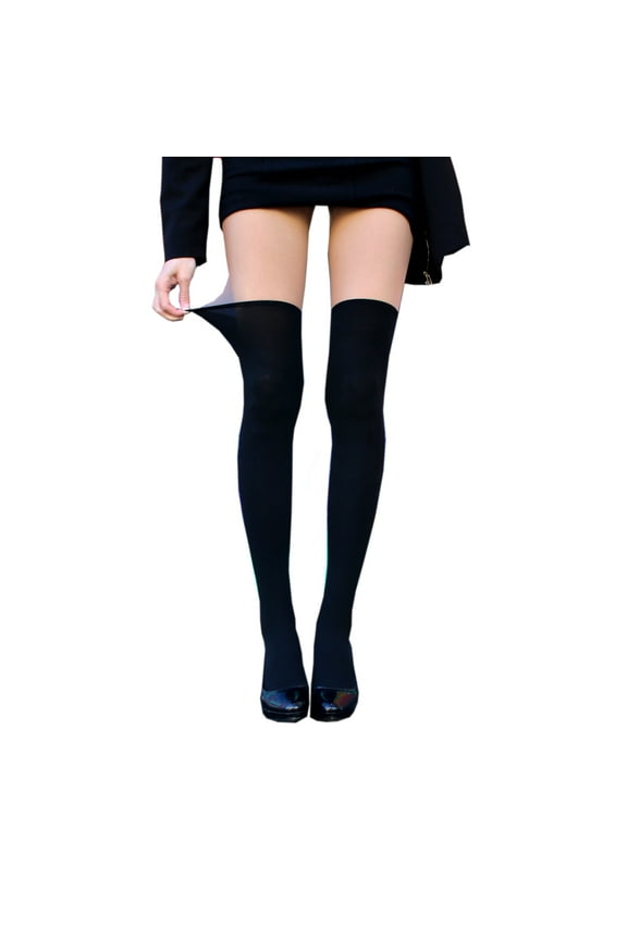 Women's Mock Thigh High Socks Long Suspender Tights