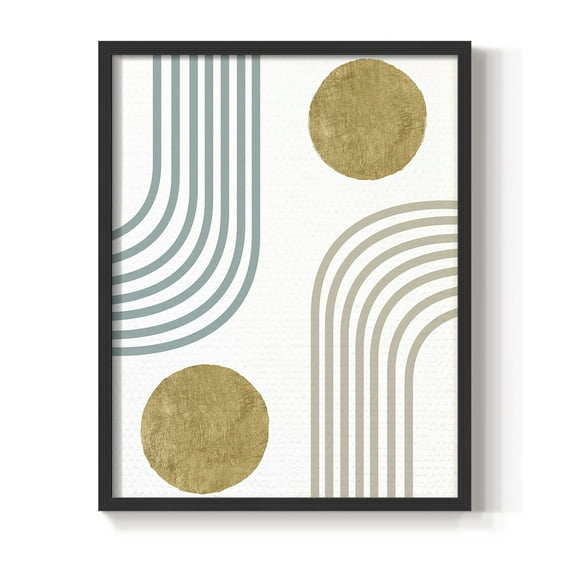 Millennium Arches in Black Solid Wood 16 x 20 Framed Print