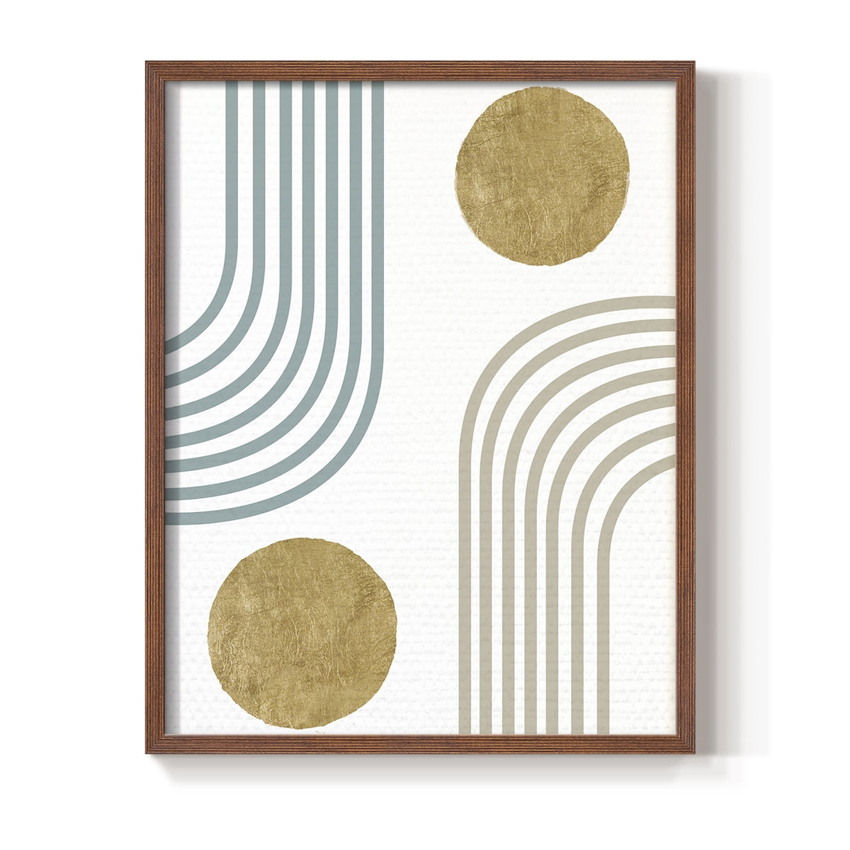 Millennium Arches in Brown Solid Wood 8 x 10 Framed Print