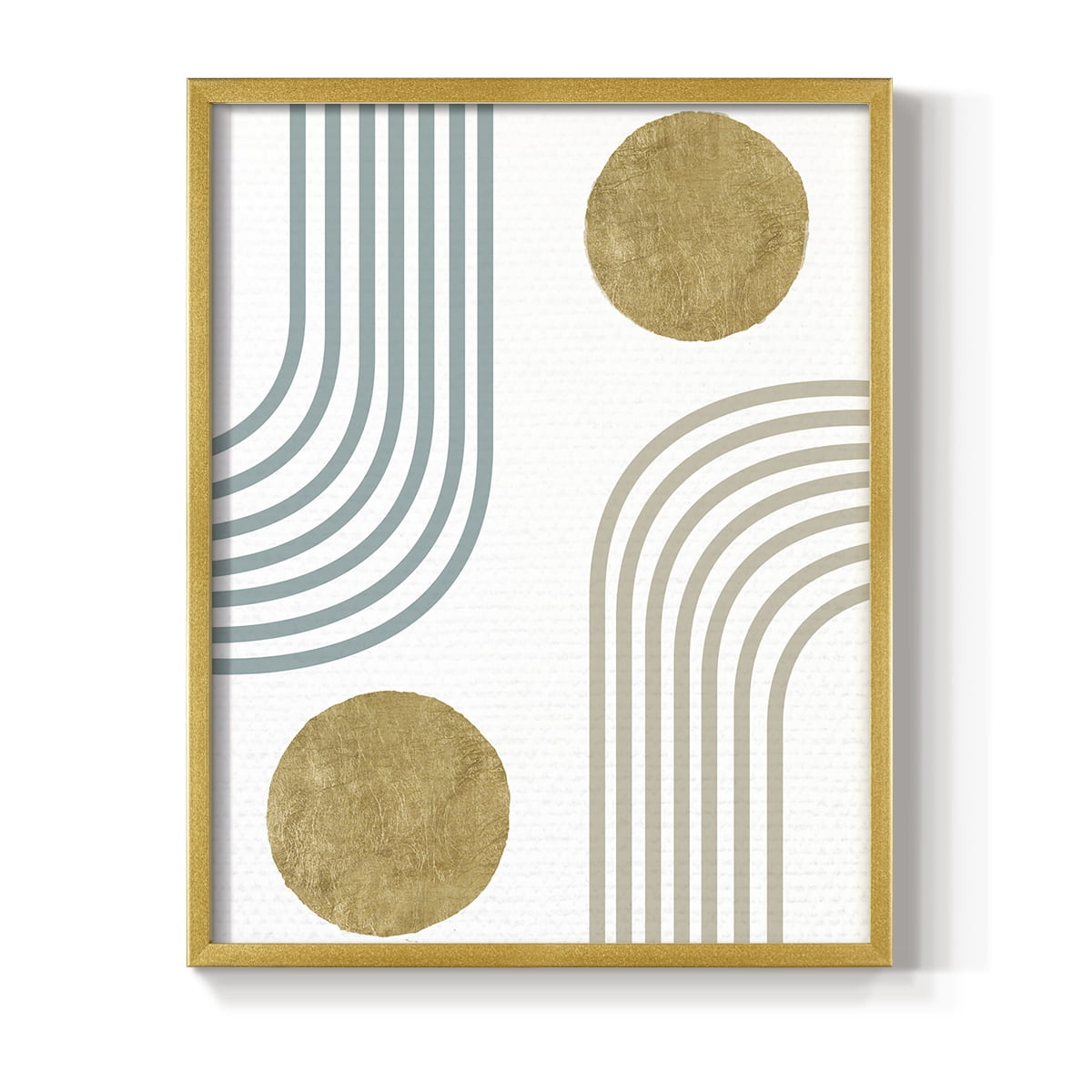 Millennium Arches in Gold Solid Wood 8 x 10 Framed Print