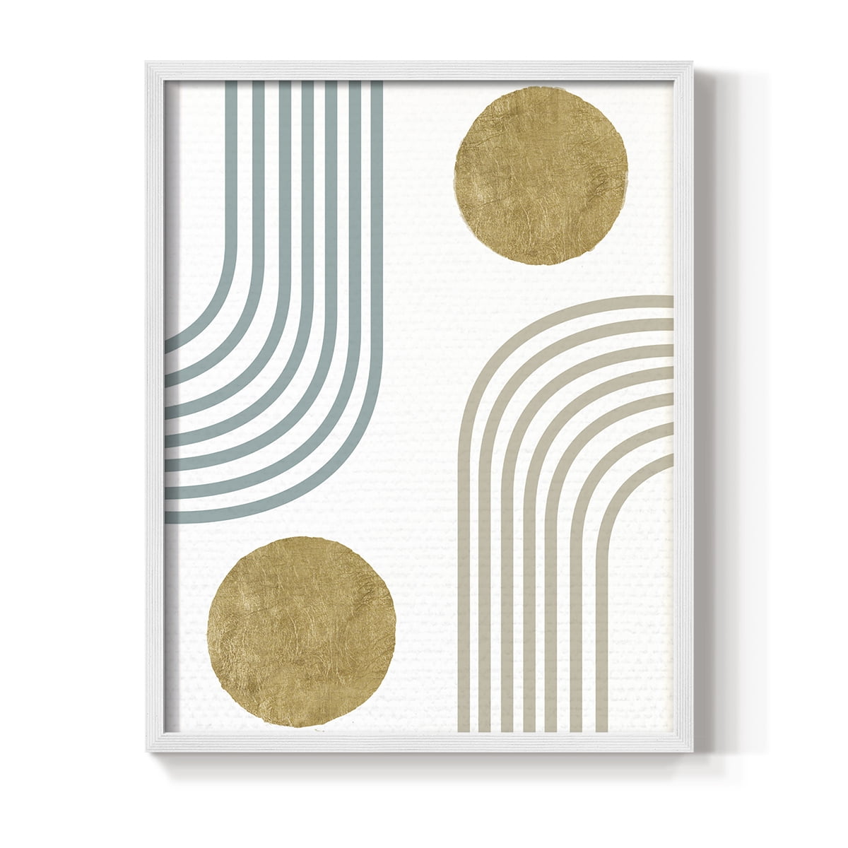 Millennium Arches in White Solid Wood 8 x 10 Framed Print